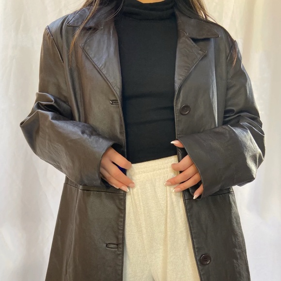 Dialogue Jackets & Blazers - Brown Oversized Blazer Jacket